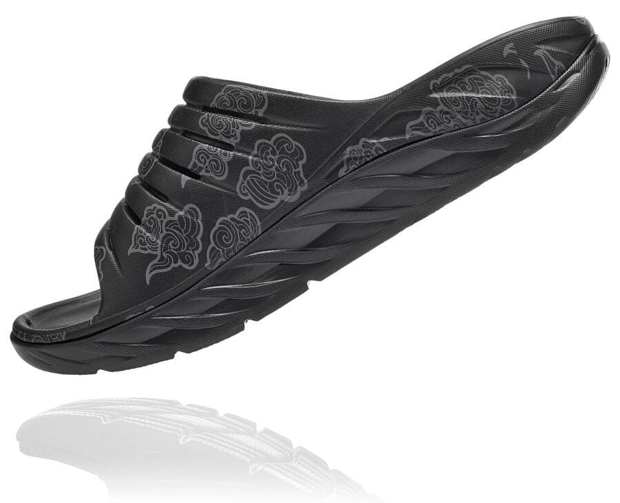 Claquette Hoka One One Ora Recovery Cny Femme - Noir/Doré - HPU-370158